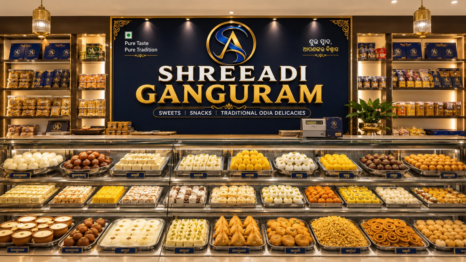 Premium traditional Indian sweets
