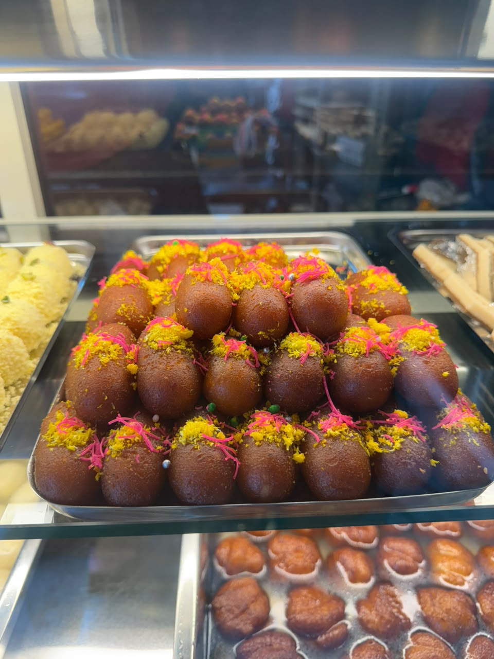 Traditional sweet jamun balls