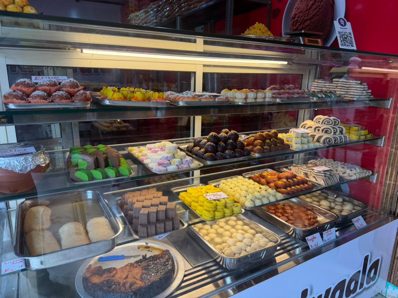 Sweets on table arrangement